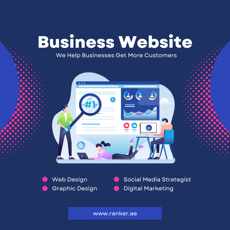 Business Website by digital ranker dubai