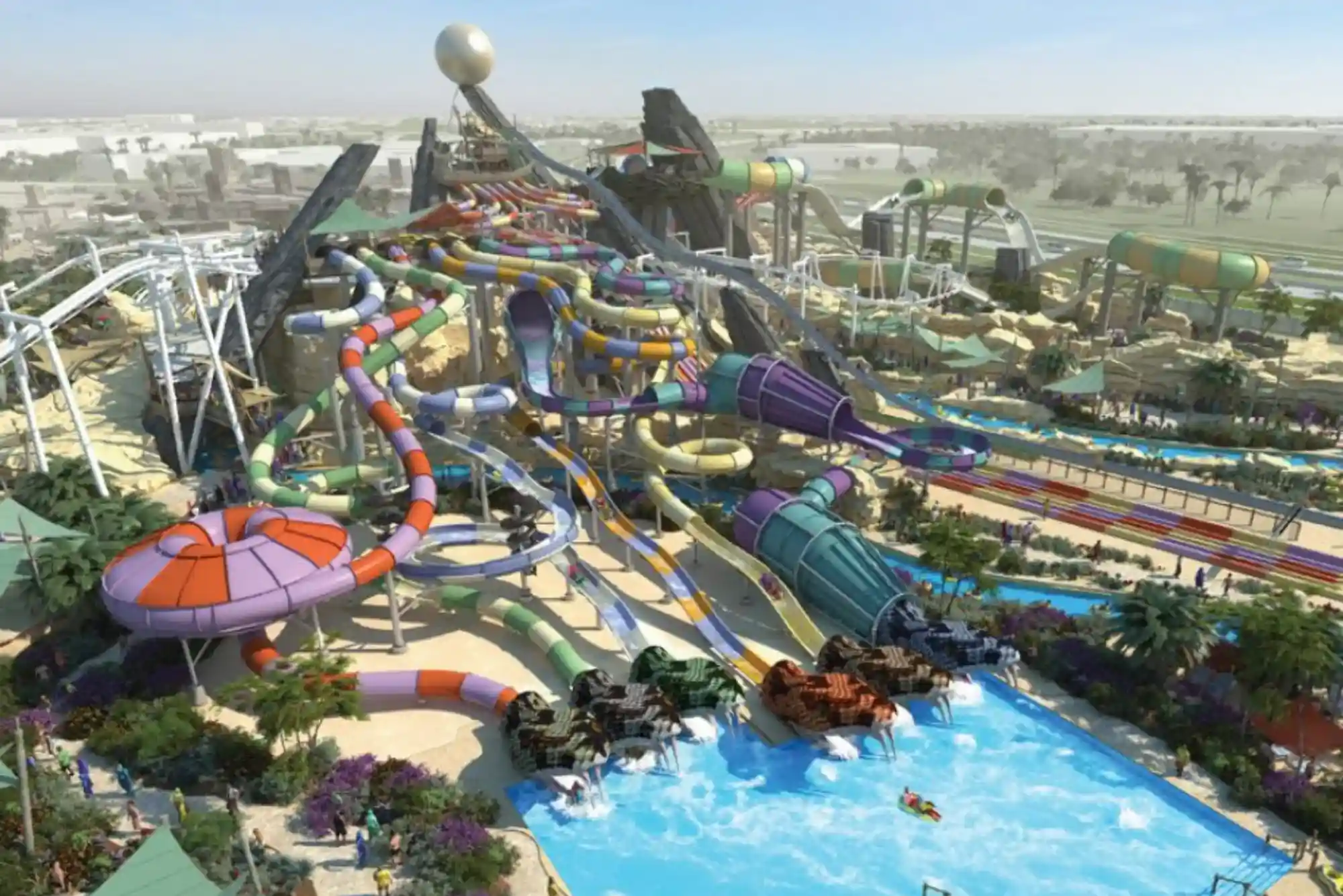 Overview of Yas Waterworld